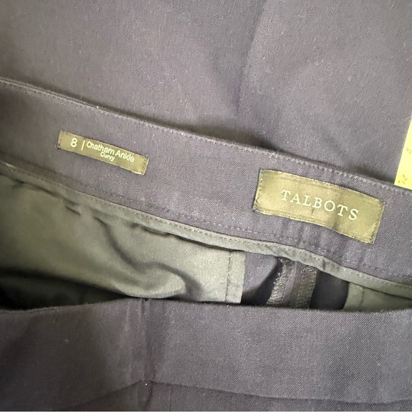 Talbots Chatham Ankle Curvy Pants – Size 8 Navy Blue - Picture 5 of 6